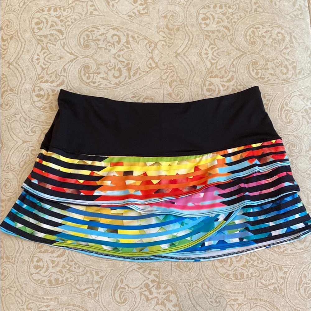Colorful Striped Women's Skirt